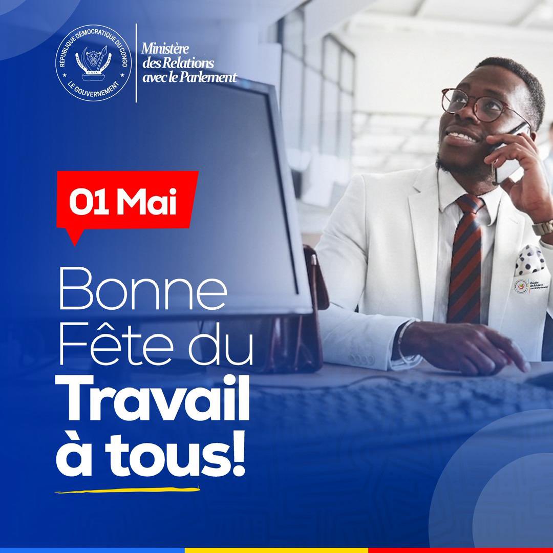 Fête du Travail : Guy Loando Mboyo rend hommage aux agents publics
